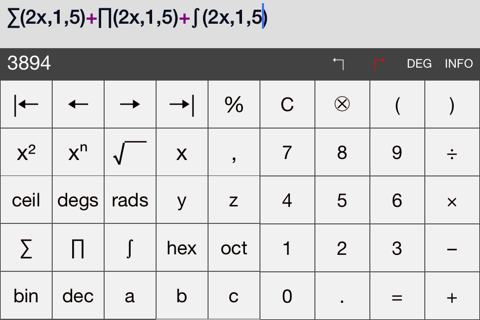 Calculator Sharp - náhled