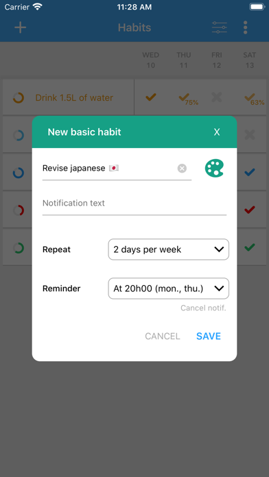 Habit Tracker - Your Goals screenshot 3