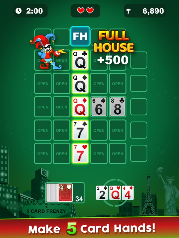 5 Card Frenzy: Solitaire Money screenshot 2