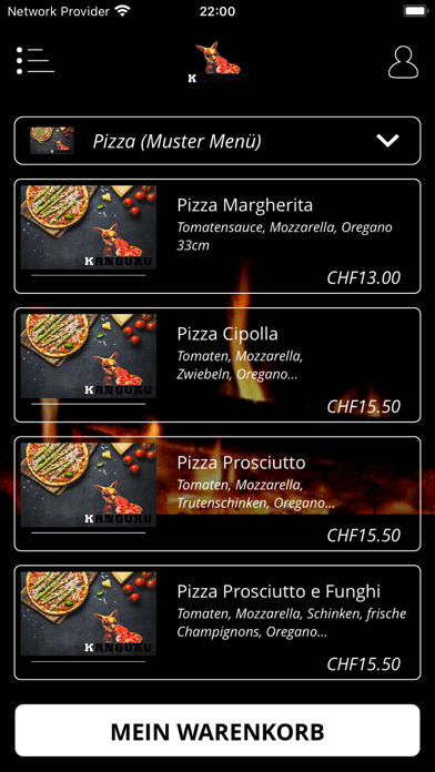 Pizzeria Känguru Luzern screenshot 2