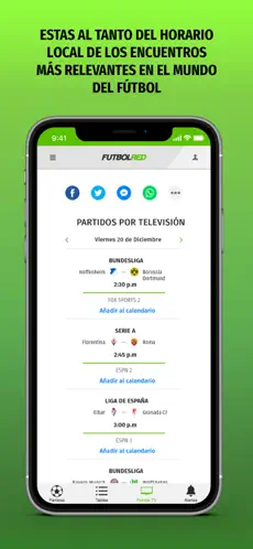 Captura de Pantalla 2 Futbolred iphone