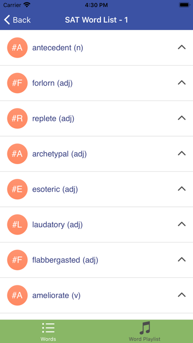 Screenshot #2 pour WordSmart prep for SAT®(Set 1)