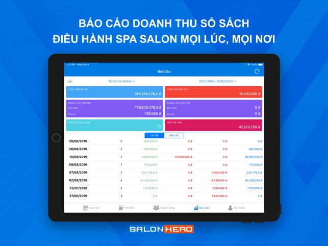 SalonHero - Quản lý Salon &Spa