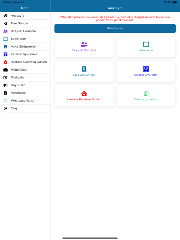 Screenshot #4 pour Denetim Takip Sistemi