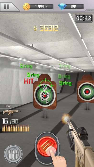 Idle Gun Range: Merge n Shoot! screenshot 4