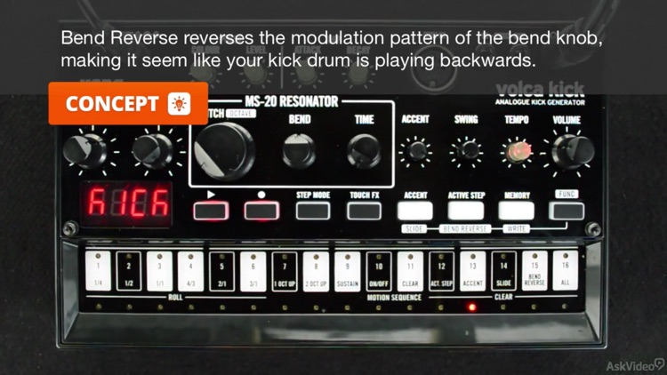 Explore Course for volca kick