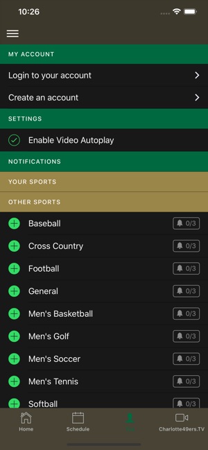 Charlotte 49ers Athletics(圖3)-速報App