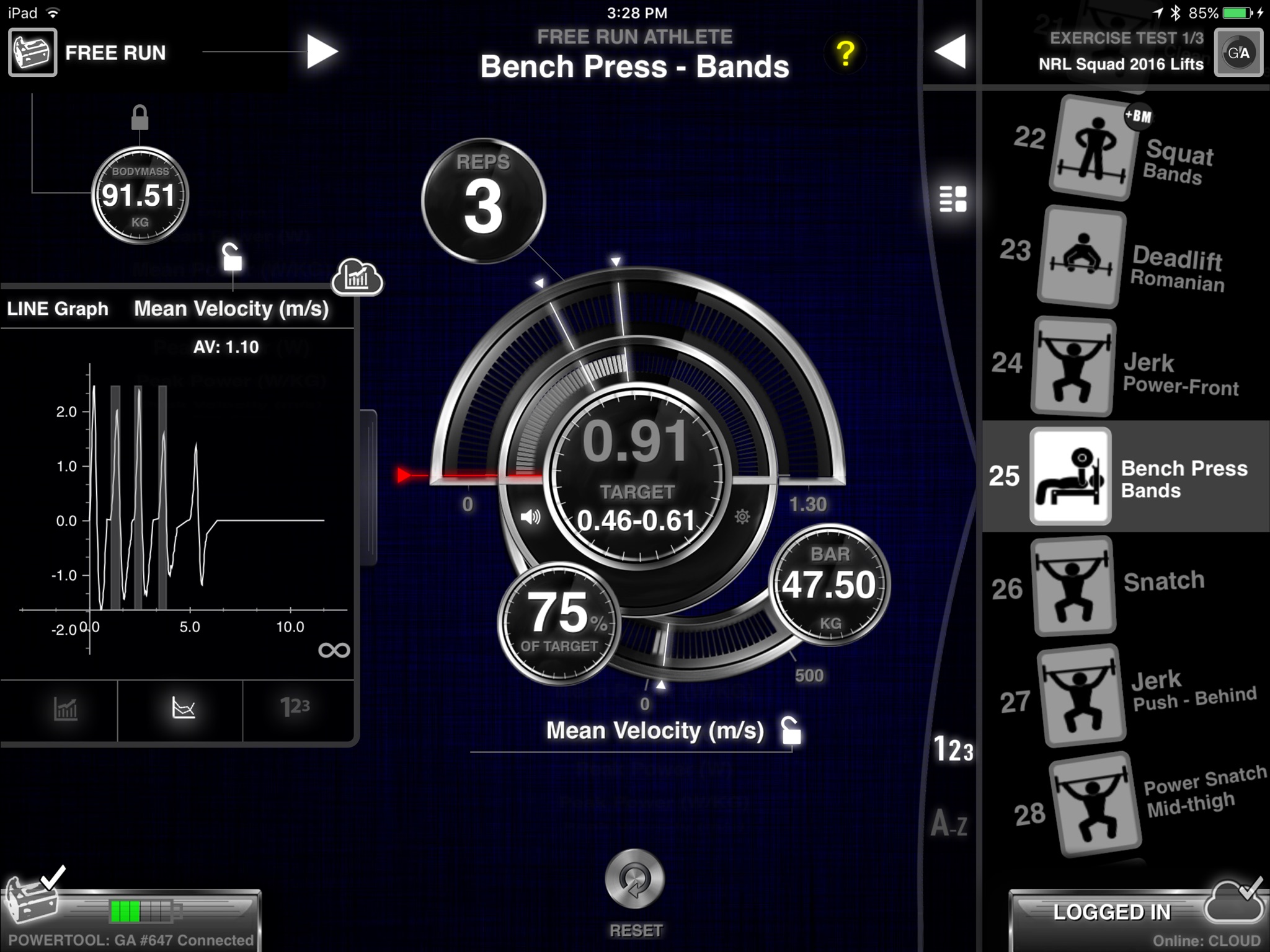 GymAware screenshot 4