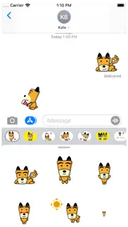 tf-dog animation 4 stickers iphone screenshot 1