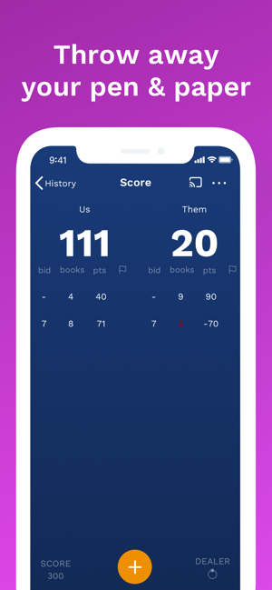 Bookbag: Spades Scorekeeper(圖2)-速報App