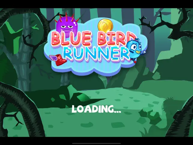 Blue Bird Runner, game for IOS