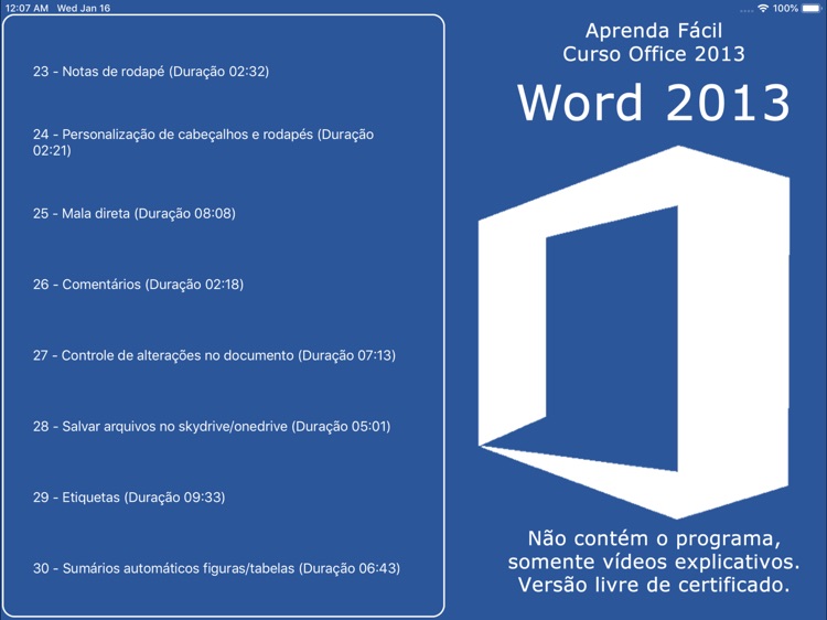 Tutorial for Word 2013 HD screenshot-3