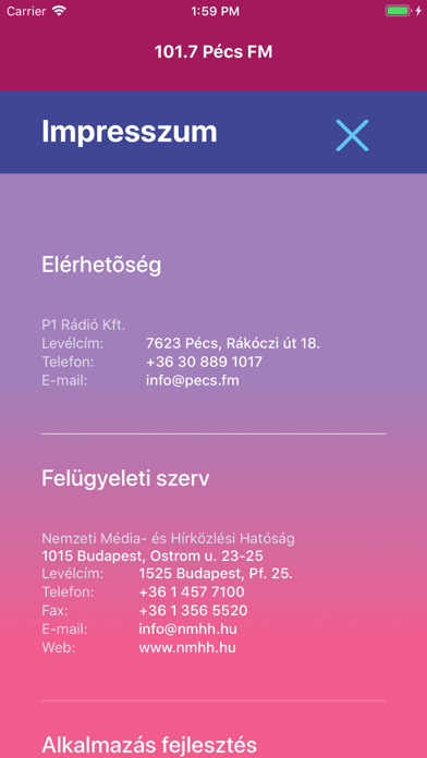 Pécs FM 101.7 screenshot 3
