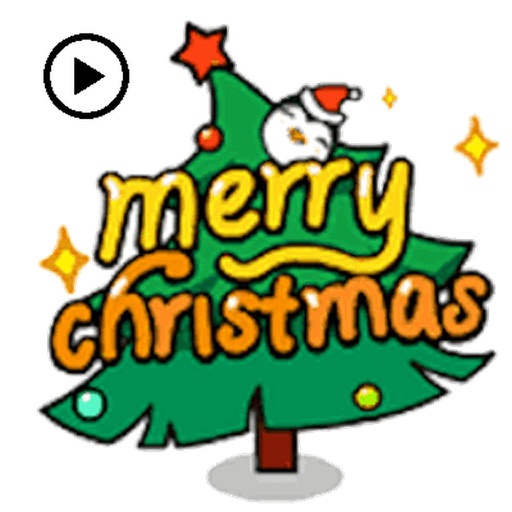 Animated Christmas Penguin icon
