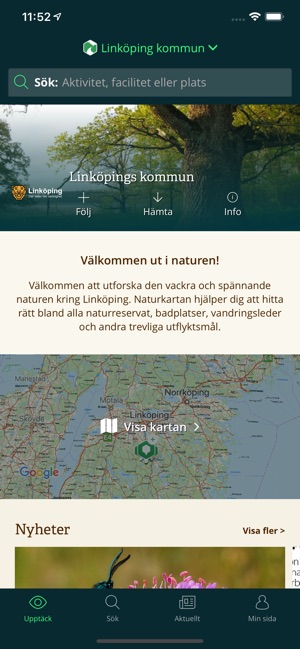 Linköpings Naturkarta