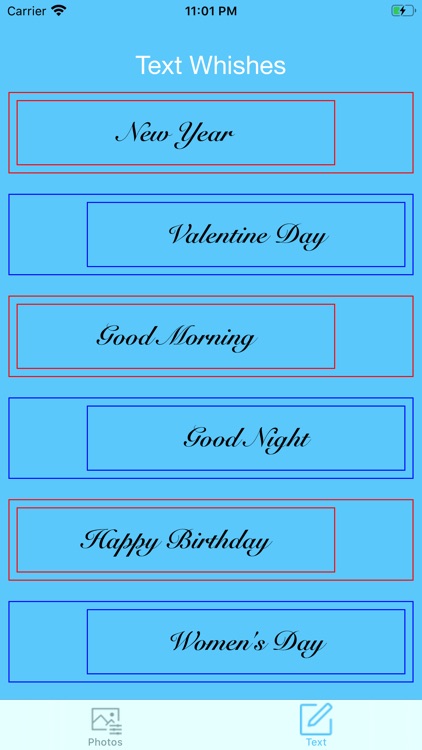 Photo & Text Wishes