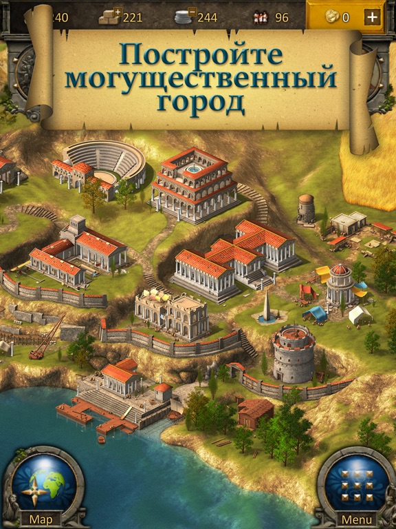 Grepolis - стратегия игры на iPad
