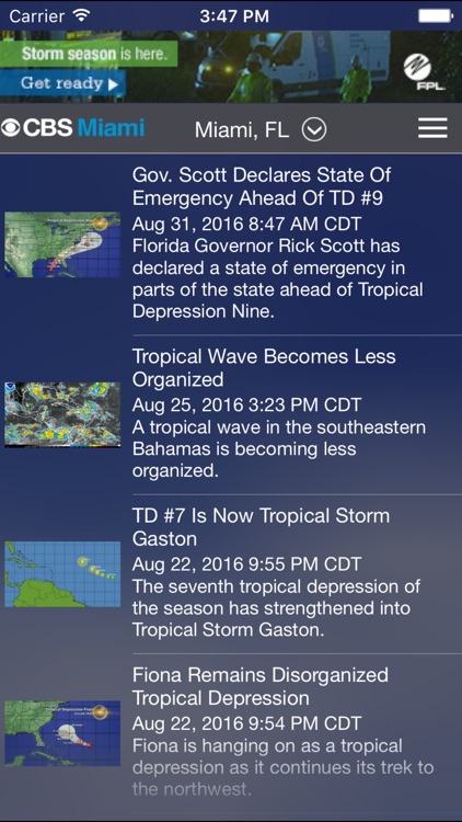 CBS Miami Weather screenshot-4