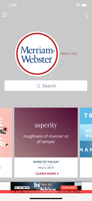 Merriam-Webster Dictionary(圖1)-速報App