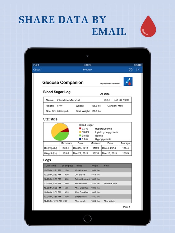 Glucose Companion Pro for iPad screenshot-4