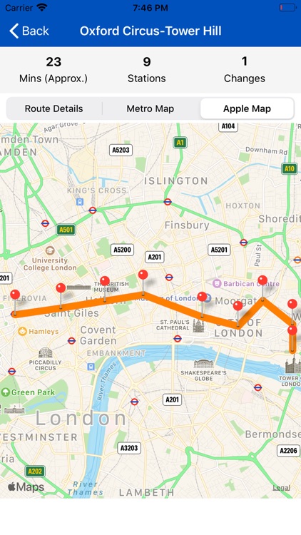 London Tube - Route Planner screenshot-5