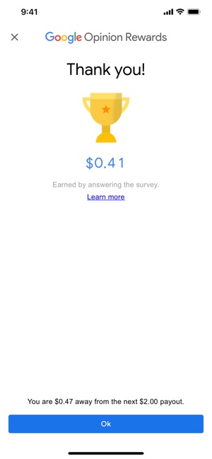 google opinion rewards on the app store