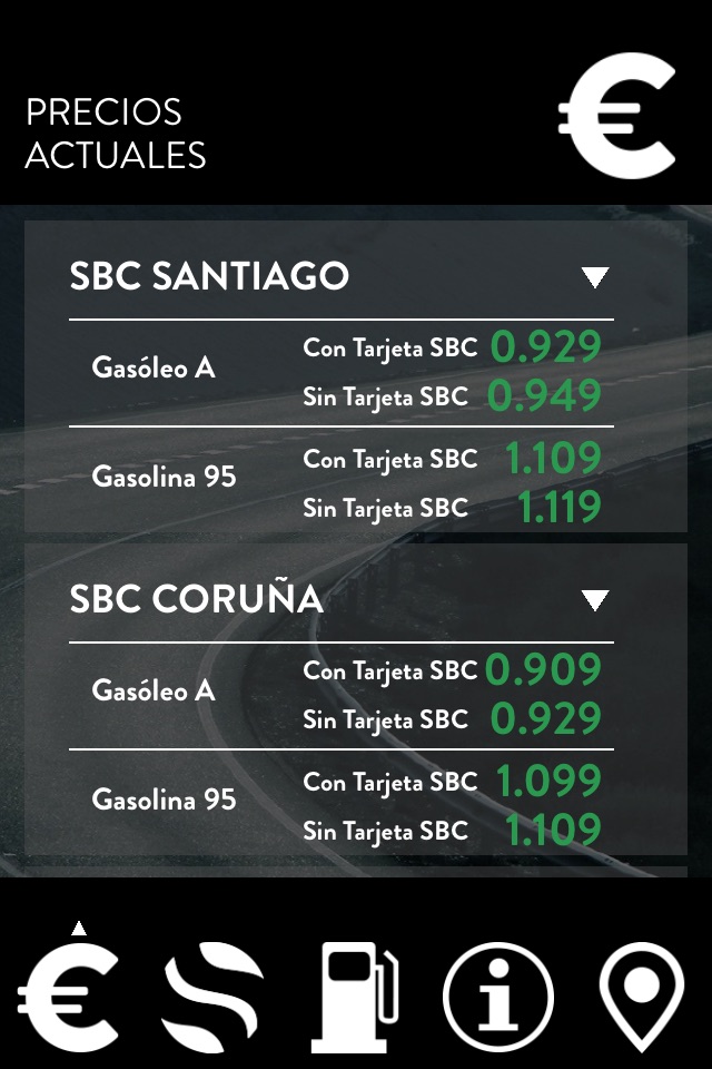 SBC Gasolineras screenshot 2