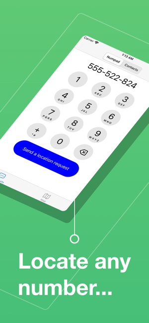 Phone number location tracker