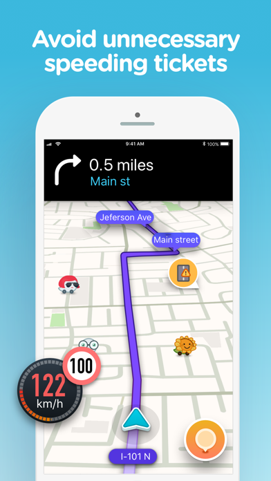 Waze social GPS traffic & gas Screenshot 3