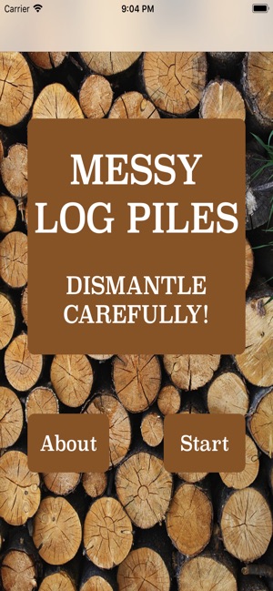 Messy Log Piles