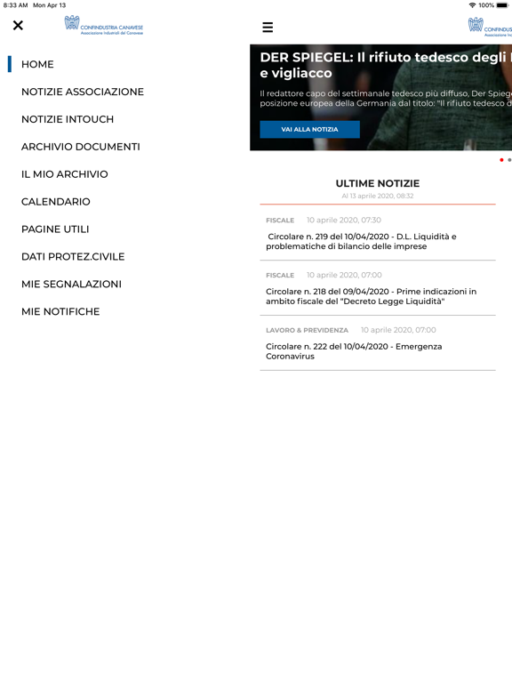 Screenshot #5 pour Confindustria Canavese