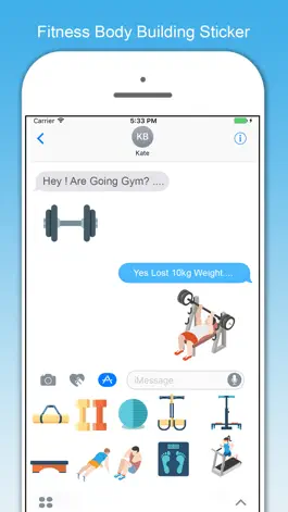 Game screenshot Just Fitness Stickers hack