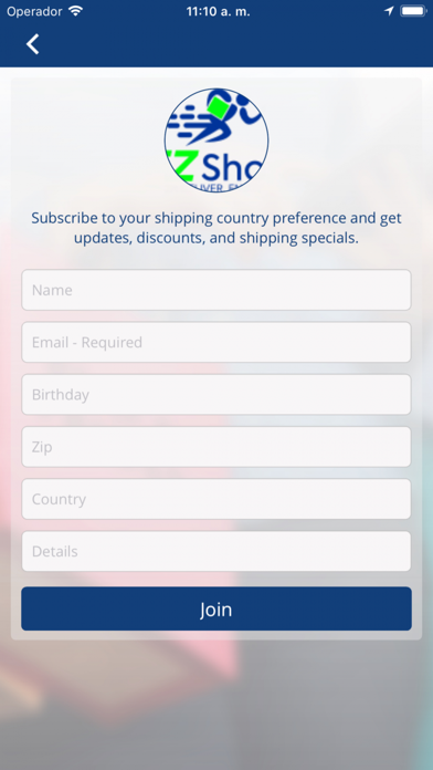 EZshop. screenshot 2