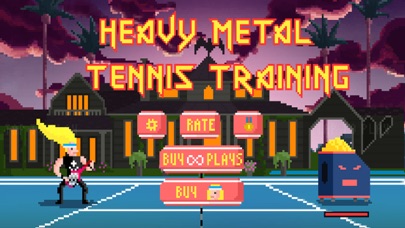 Heavy Metal Tennis Training screenshot 1