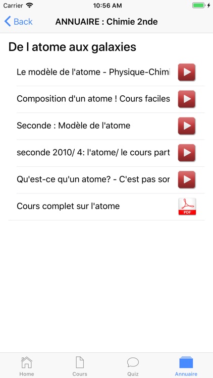 Chimie Seconde screenshot-5