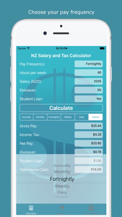 NZ Salary and Tax Calculator screenshot-3