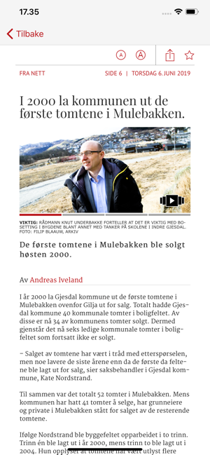 Gjesdalbuen eAvis(圖4)-速報App