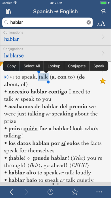 Collins Spanish-English Screenshots