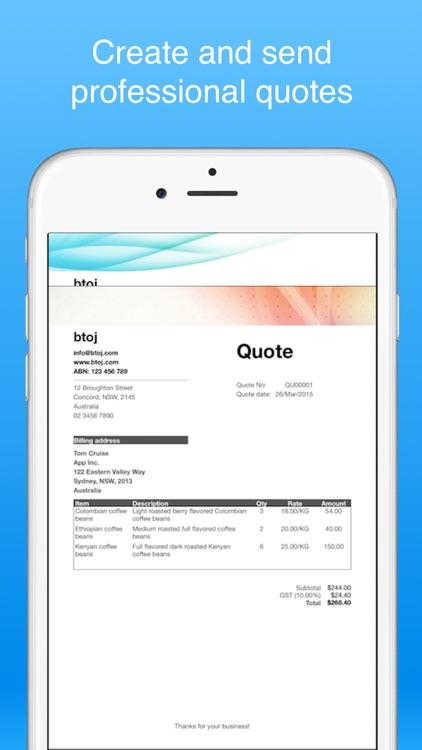 Job Quote & Invoice Maker