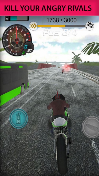 screenshot of Exciting Bike: Racing Deadly 3