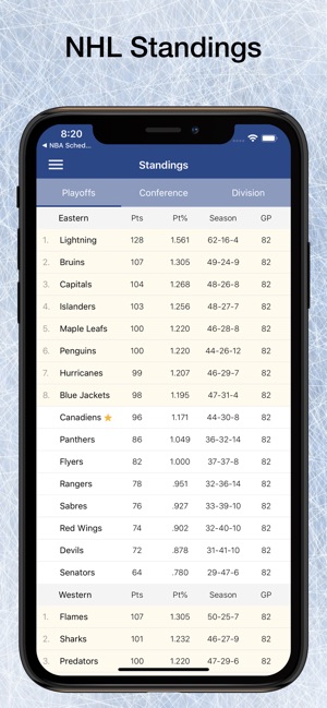 Pro Hockey Schedule for NHL(圖6)-速報App