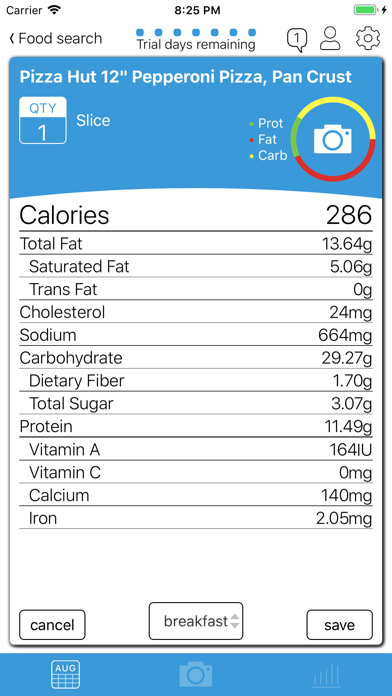 FoodBot Pro - Calorie Counter screenshot 4
