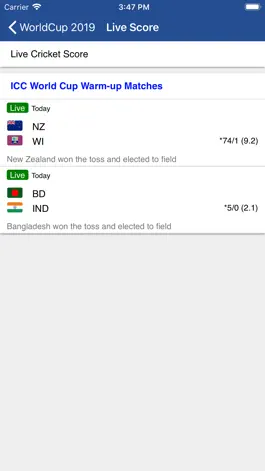 Game screenshot CrickLive - Live Cricket Score hack