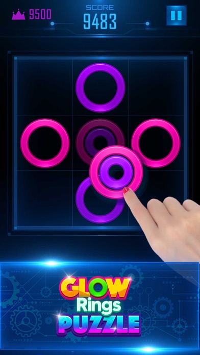 How to cancel & delete Glow Rings Puzzle from iphone & ipad 2