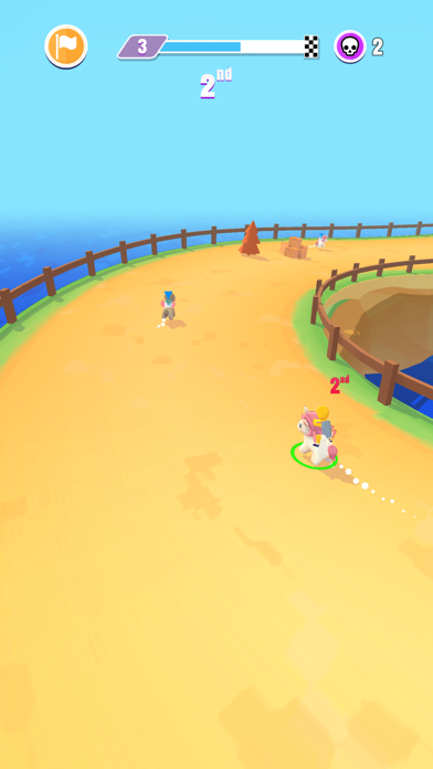 Unicorn Race 3D screenshot 2