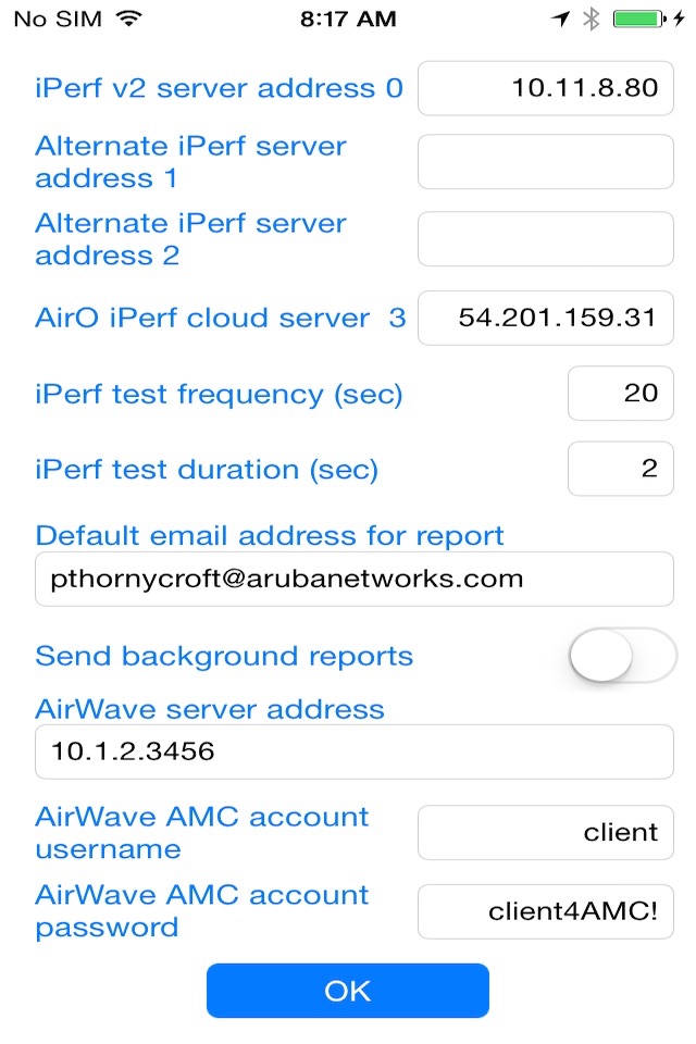 Aruba AirO screenshot 3