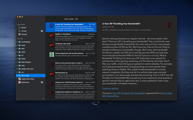 DintFeed - a RSS Reader