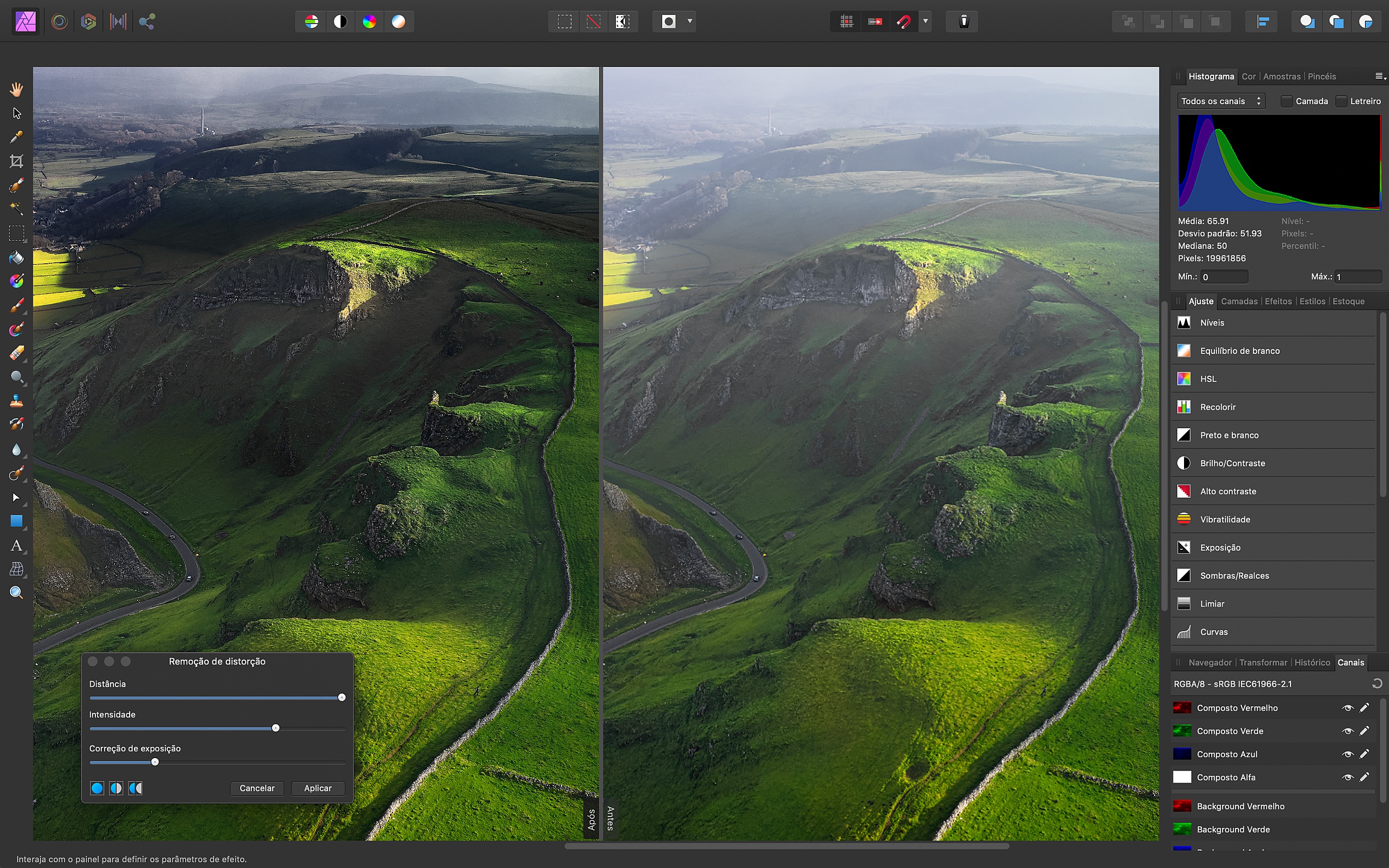 Screenshot do app Affinity Photo