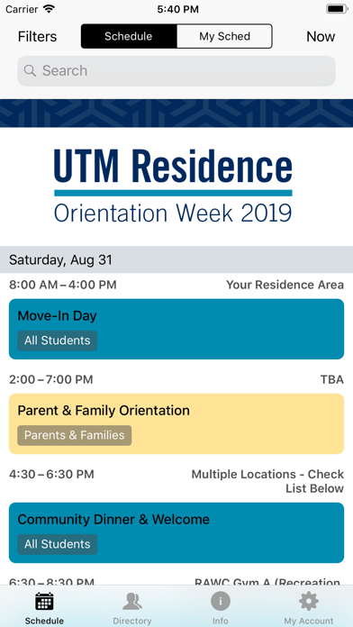 How to cancel & delete UTM Residence Orientation from iphone & ipad 1
