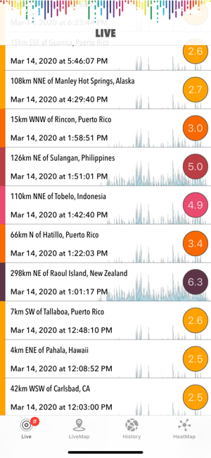 Earthquake Maps - eQuake(圖2)-速報App